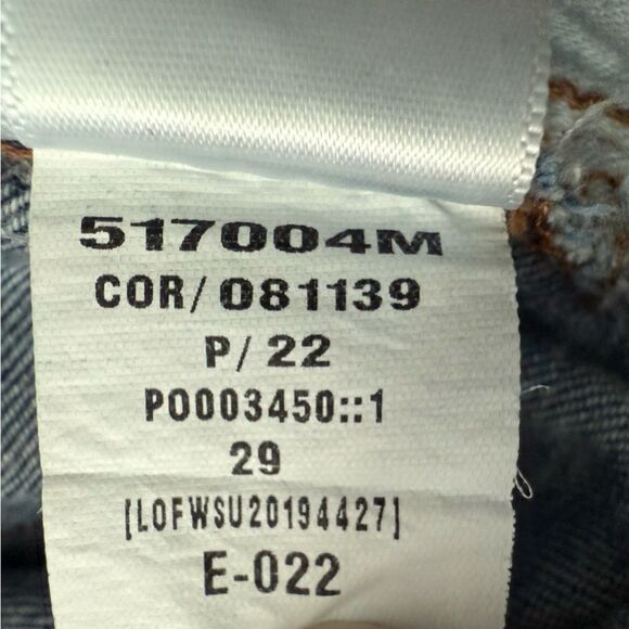 LOFT Curvy High Waist Skinny Jeans Classic Tapered Fit button Up Jeans Size 29/8 - Picture 8 of 9